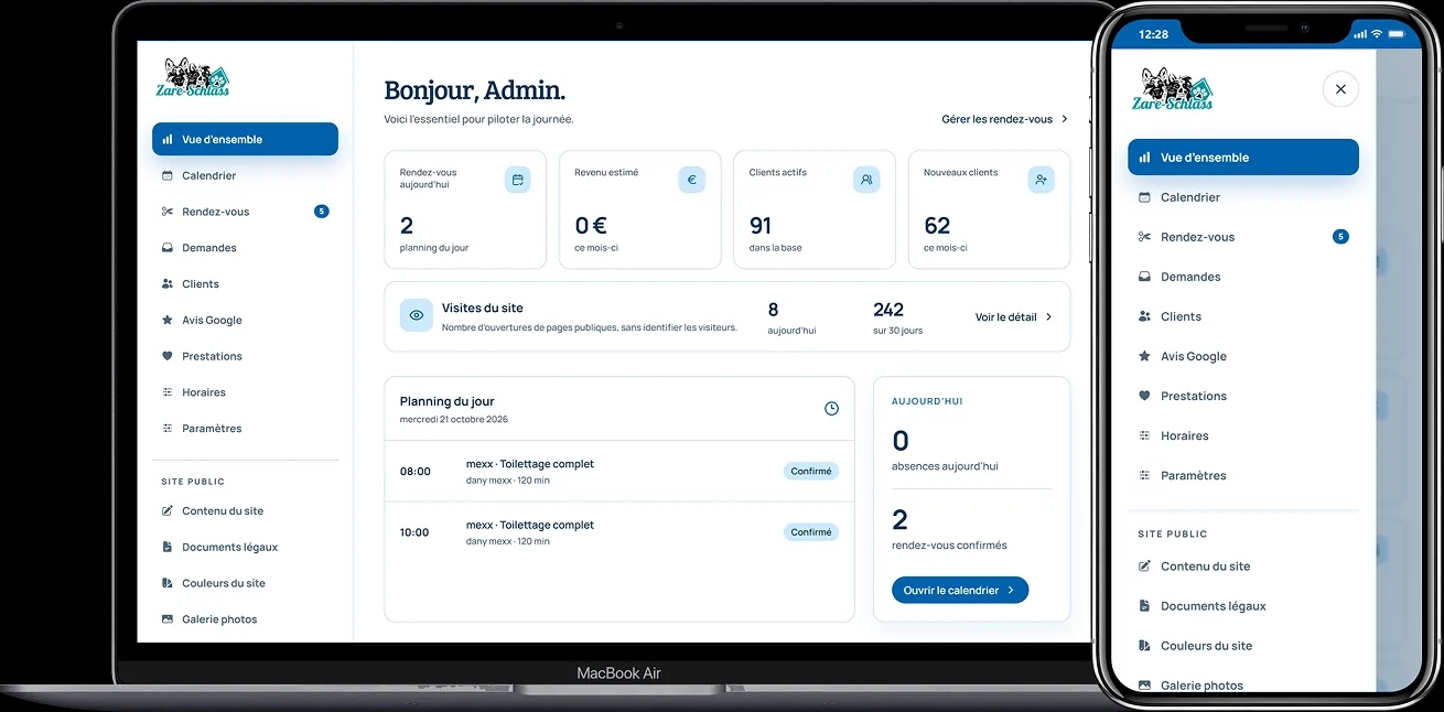 Présentation de l’offre Site web sur mesure