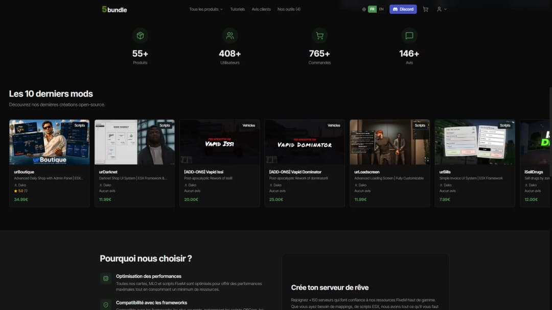 5bundle.com - réalisation 2