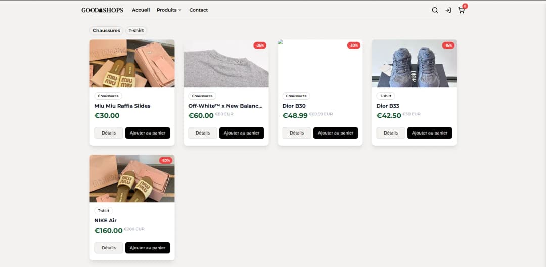 Good-Shops.com - réalisation 2